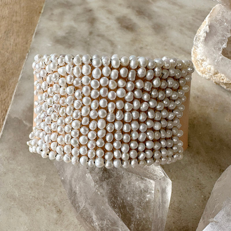 String of Pearls Cuff