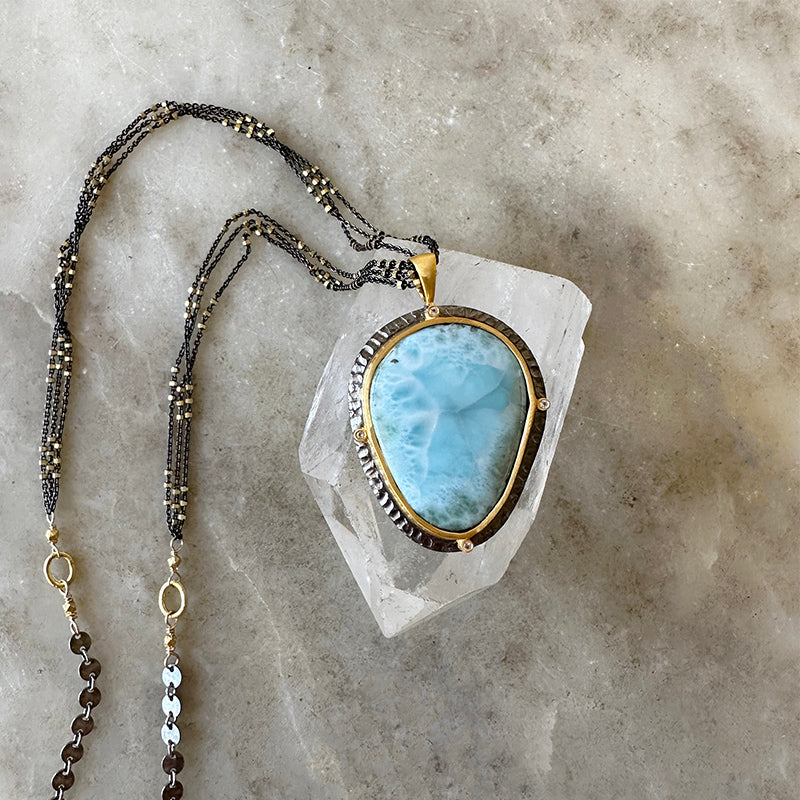 Robindira Unsworth Yara Larimar Necklace