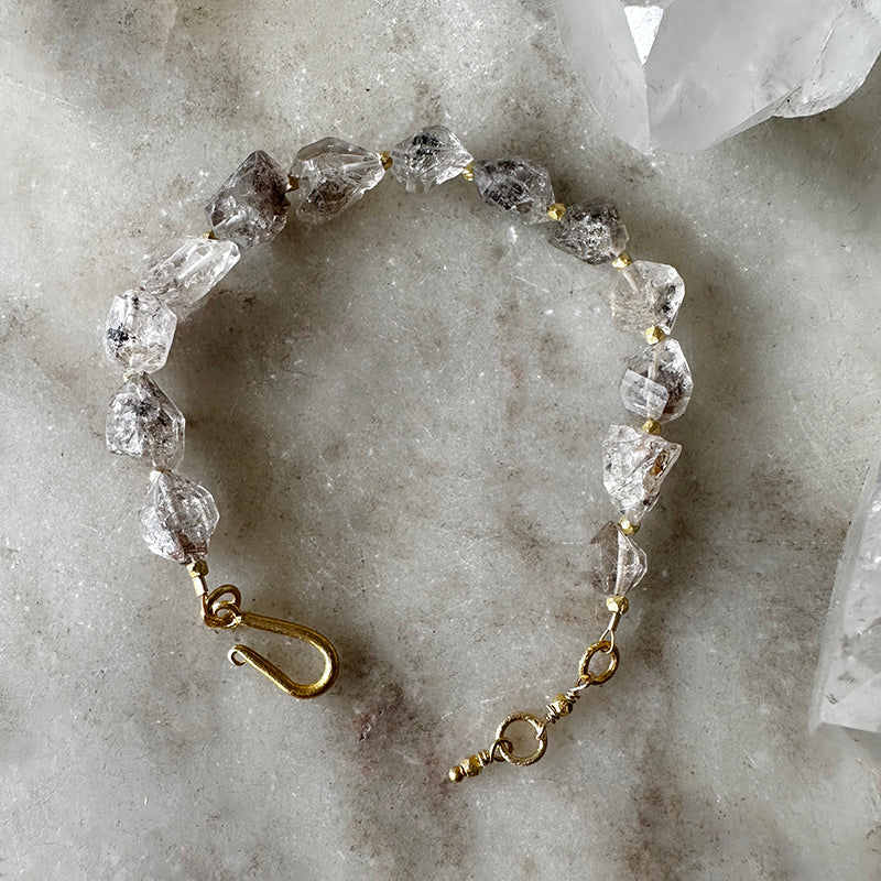 Robindira Unsworth Indah Herkimer Diamond Bracelet