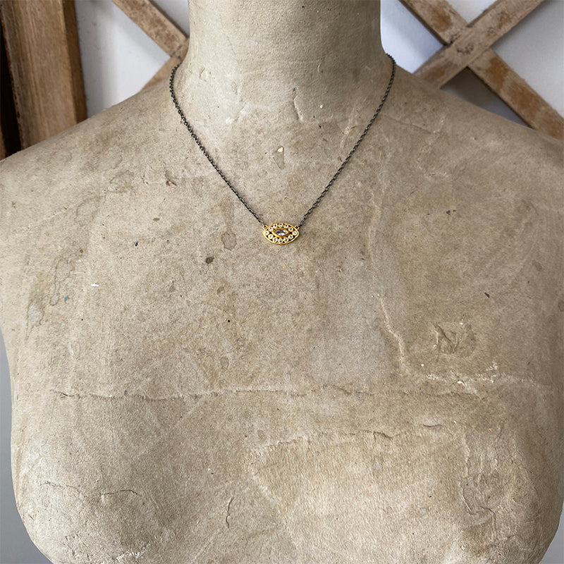 Maia Golden Protective Eye Necklace