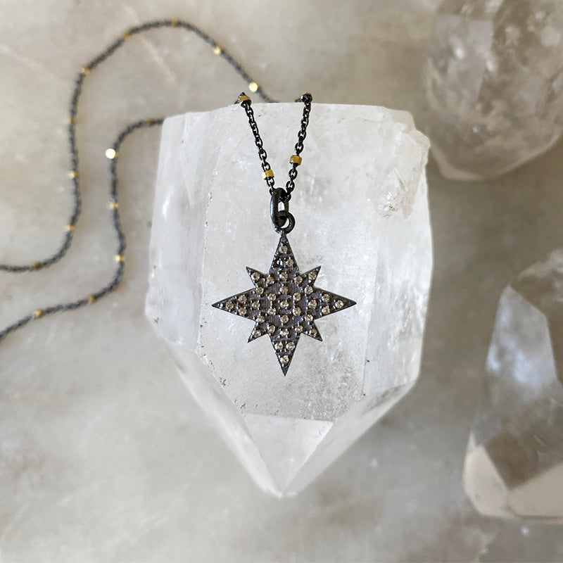 Night Sky Starburst Necklace