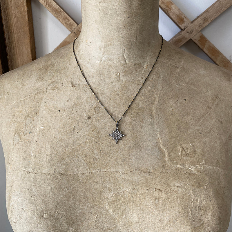 Night Sky Starburst Necklace