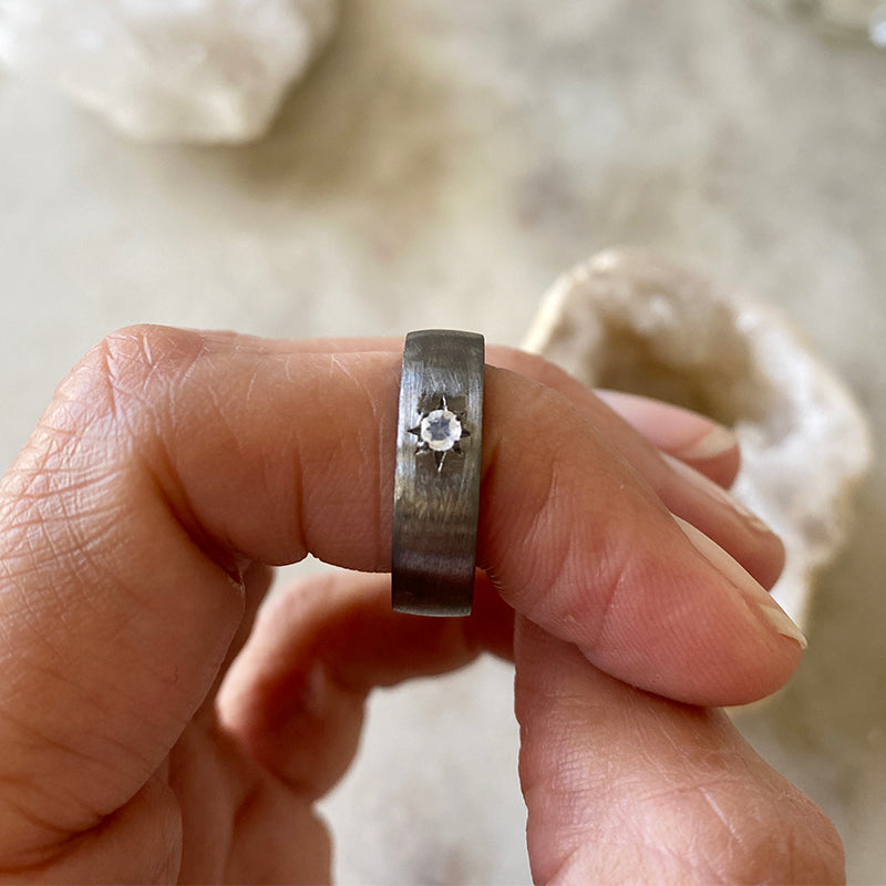 Robindira Unsworth Lyra Gypsy Moonstone Ring