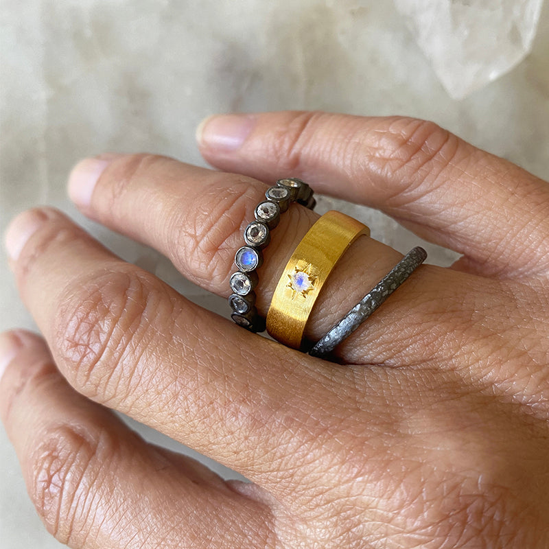 Lyra Golden Gypsy Ring