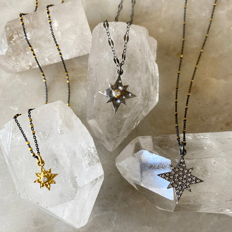 Night Sky Starburst Necklace