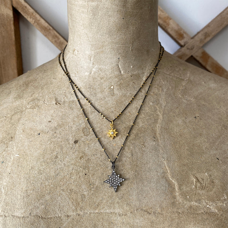Night Sky Starburst Necklace