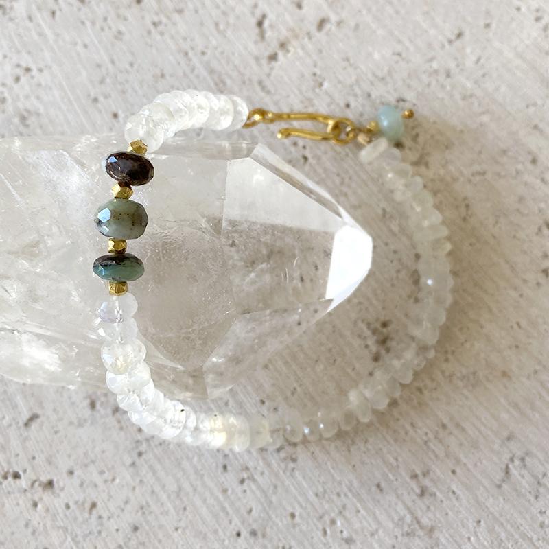 Moonstone And Opal Bracelet Bracelet Robindira Unsworth