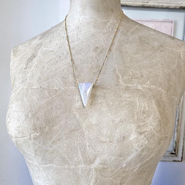 Moonstone Statement Necklace Necklace Robindira Unsworth