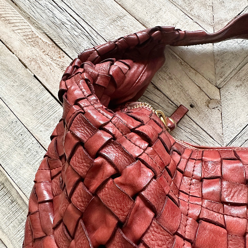 バッグ Campomaggi EDERA Round bag Crossbody Bag Edera Green | Campomaggi