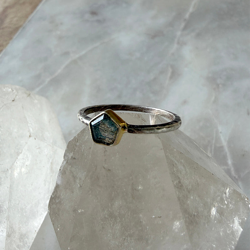 Labradorite Stacking Ring Esme Labradorite Stacking Ring – Robindira Unsworth