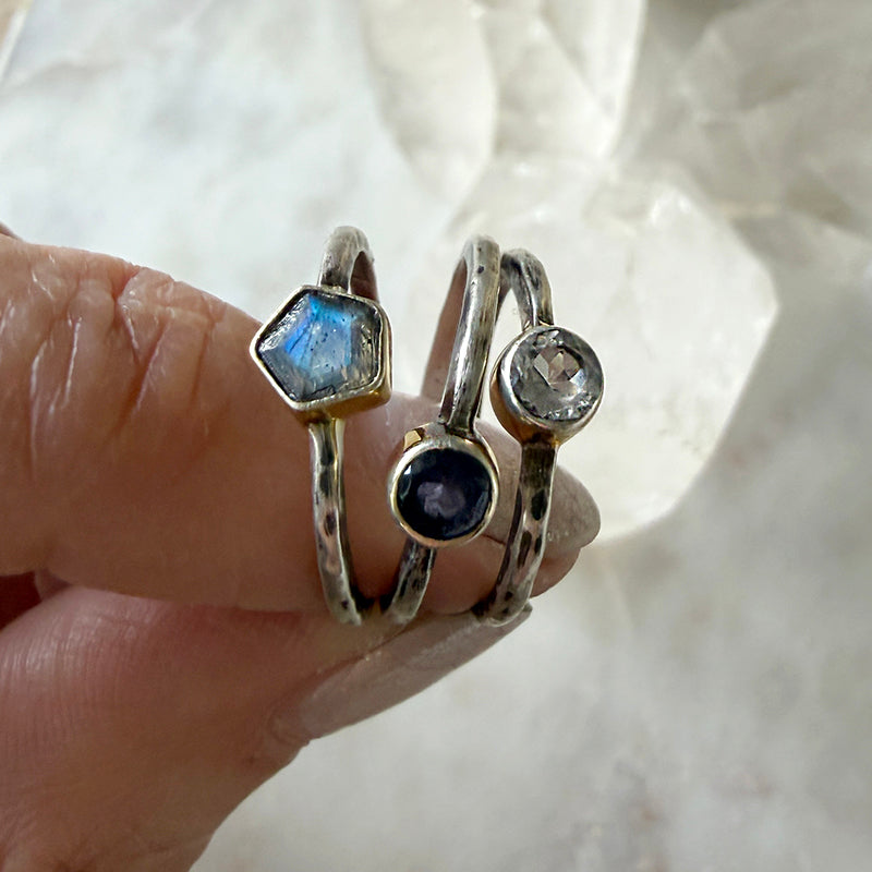 Labradorite Stacking Ring Esme Labradorite Stacking Ring – Robindira Unsworth