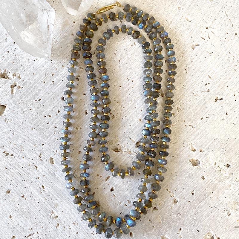 Layering Labradorite Necklace Necklace Robindira Unsworth 