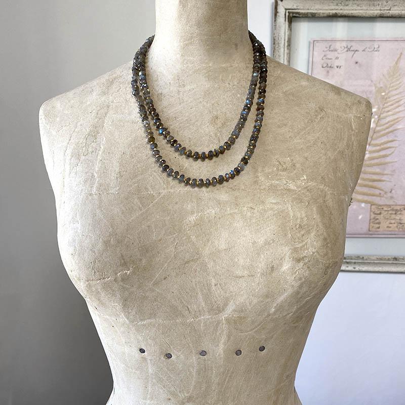 Layering Labradorite Necklace Necklace Robindira Unsworth 