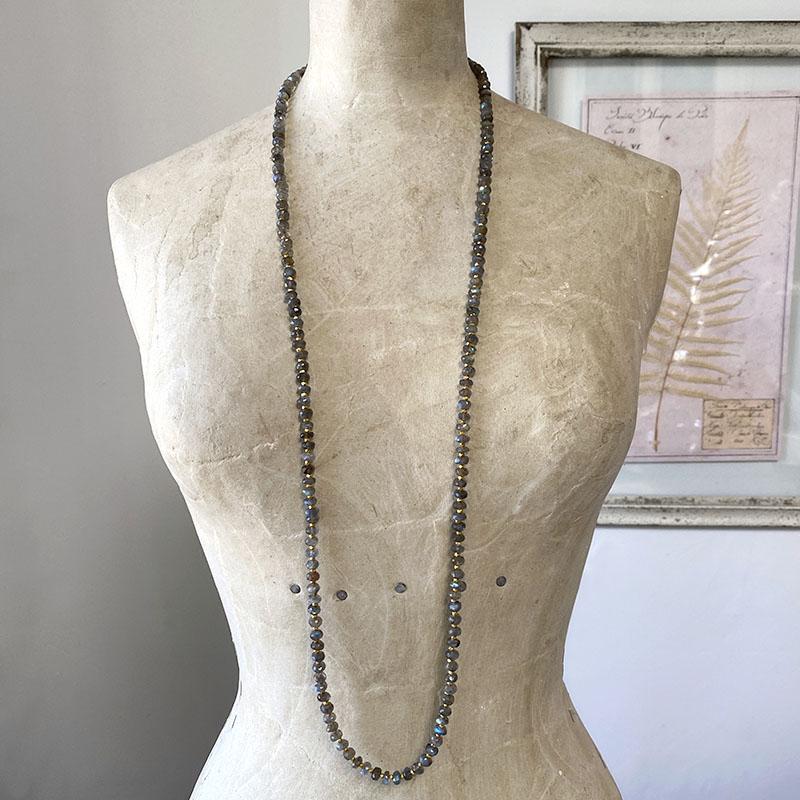 Layering Labradorite Necklace Necklace Robindira Unsworth 