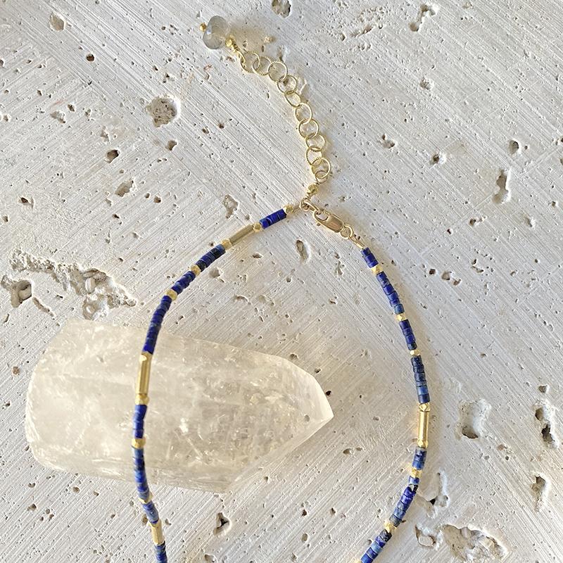 Lapis Collar Necklace