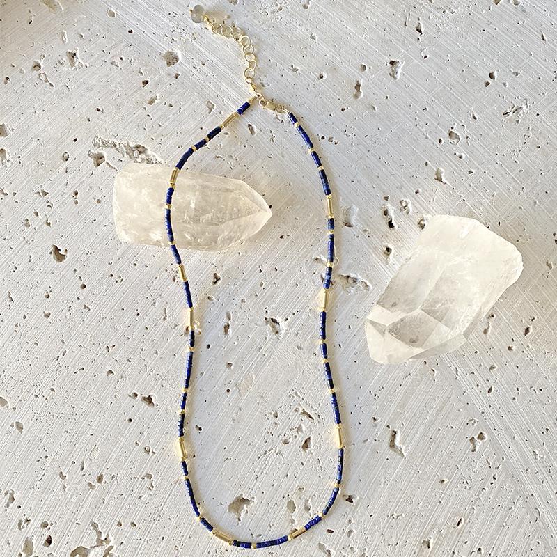 Lapis Collar Necklace