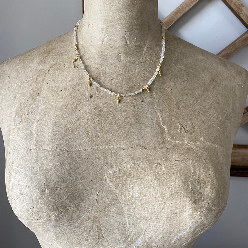 Moonstone Gypsy Collar Necklace