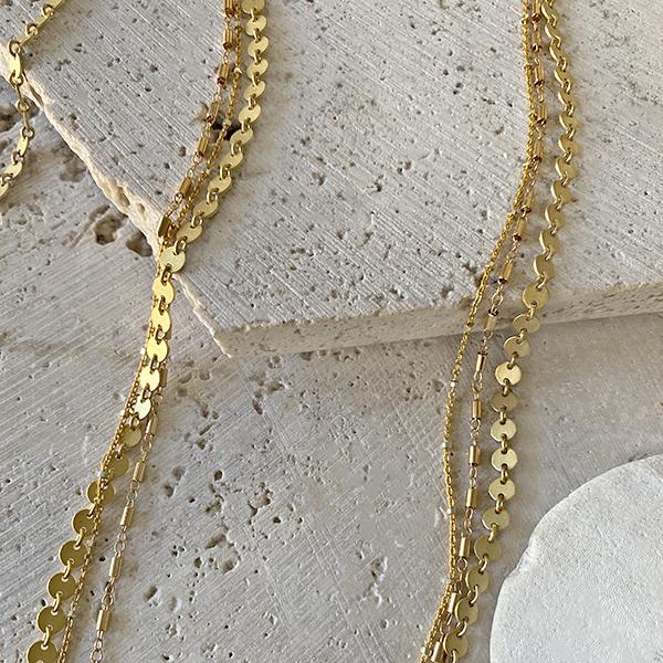Shimmering Gold Chain Necklace Necklace Robindira Unsworth 